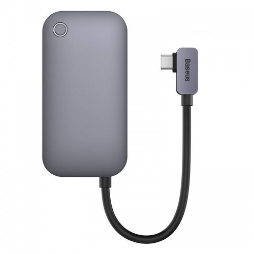 Hub 6in1 Baseus PadJoy Series USB-C to USB 3.0 + HDMI + USB-C PD + jack 3.5mm + SD|TF (Grey) image 2