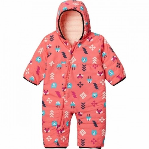 Kids Jumpsuit Columbia Powder Lite Reversible Korāļi image 2