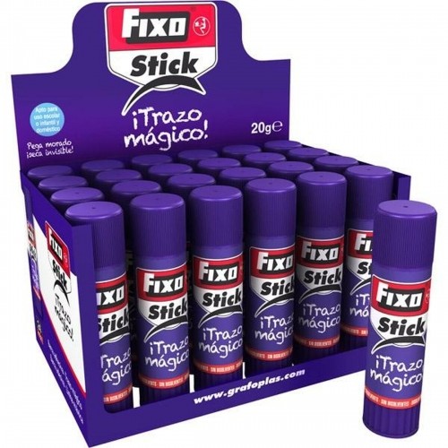 Клей-карандаш Fixo Magic Trace Фиолетовый 20 g 24 штук image 2