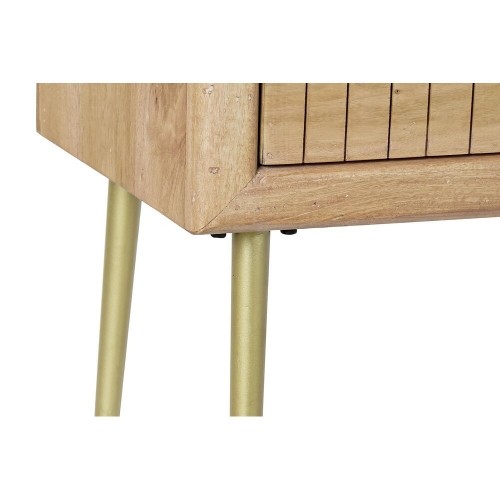 TV furniture DKD Home Decor Golden Brown Mango wood (147 x 40 x 60 cm) image 2