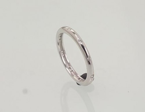 Серебряное кольцо #2101173(PRh-Gr)_CZ, Серебро 925°, родий (покрытие), Цирконы, Размер: 16, 1.5 гр. image 2