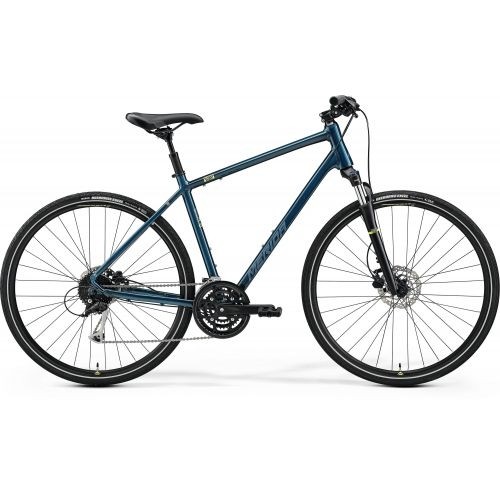 Merida Crossway 100 / Zila / Dzeltena / 59 cm / XL image 2