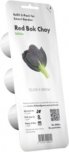 Click & Grow Smart Garden refill Punane Bok Choy 3шт image 2