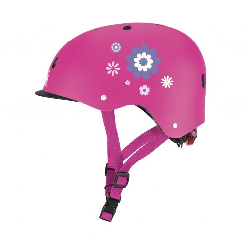 GLOBBER helmet Elite Lights Flowers, pink, 507-310 image 2