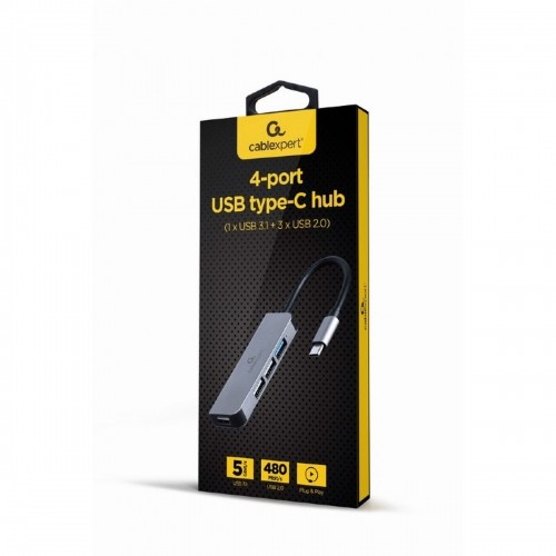 USB Hub GEMBIRD UHB-CM-U3P1U2P3-01 image 2