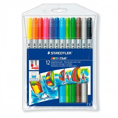 Flomasteru Komplekts Staedtler Noris Club Ar diviem galiem 10 gb. image 2