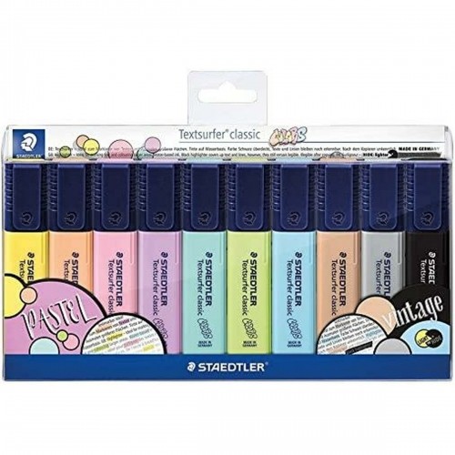 Fluorescent Marker Set Staedtler Textsurfer Classic Pastel & Vintage Vintage Cake (5 Units) image 2