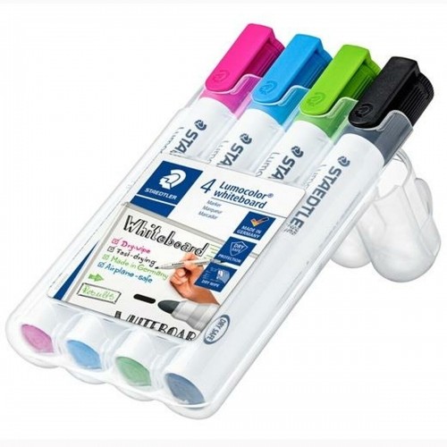 Set of Felt Tip Pens Staedtler Lumocolor 351 Whiteboard Multicolour (5 Units) image 2