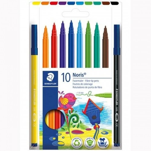 Set of Felt Tip Pens Staedtler Noris 326 Multicolour (10 Units) image 2