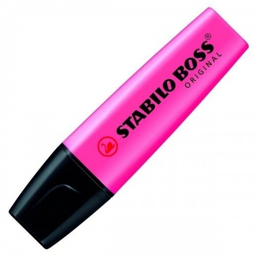 Fluorescent Marker Stabilo Boss Pink 10 Pieces (10 Units) image 2