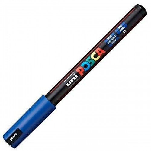 Felt-tip pens POSCA PC-1MR Blue (6 Units) image 2