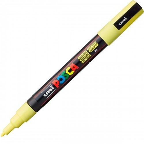 Marker POSCA PC-3ML Yellow (6 Units) image 2