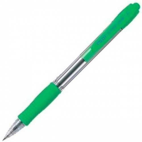Pen Pilot Supergrip Light Green 0,4 mm (12 Units) image 2