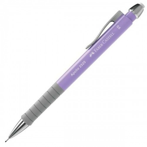 Pencil Lead Holder Faber-Castell Apollo 2325 Lilac 0,5 mm (5 Units) image 2