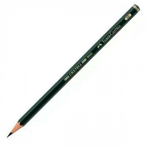 Pencil Faber-Castell 9000 Ecological 6B (12 Units) image 2