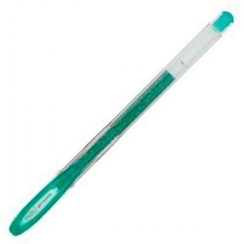 Liquid ink pen Uni-Ball Sparkling UM-120SP Green 0,5 mm (12 Pieces) image 2