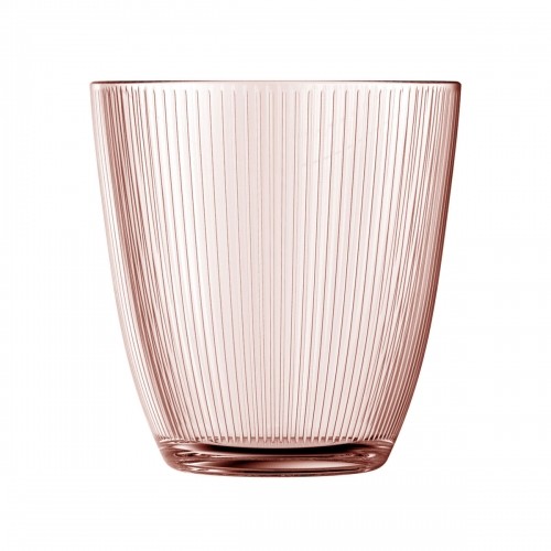 Glass Luminarc Concepto Stripy Pink Glass (310 ml) (6 Units) image 2
