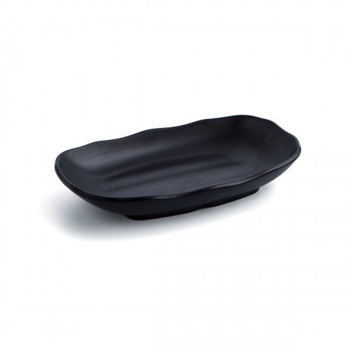 Deep Plate Quid A'bordo Black Plastic 25,5 cm (12 Units) image 2