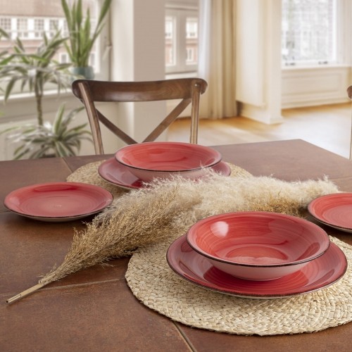 Dessert dish Quid Vita Ceramic Red (19 cm) (12 Units) image 2