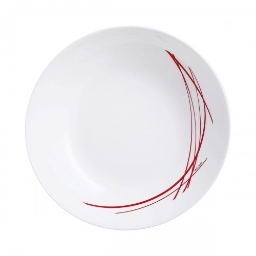 Deep Plate Arcopal Domitille Bicoloured Glass (20 cm) (12 Units) image 2