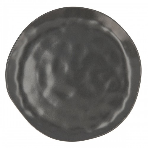 Плоская тарелка Bidasoa Cosmos Керамика Чёрный (Ø 26 cm) (12 штук) image 2