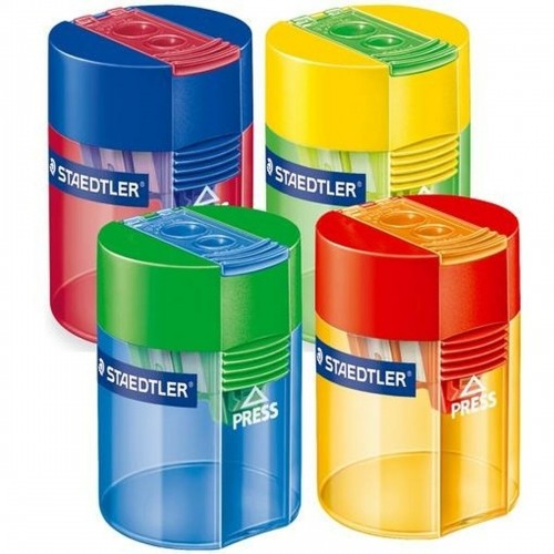 Pencil Sharpener Staedtler Multicolour With deposit Plastic (10 Units) image 2