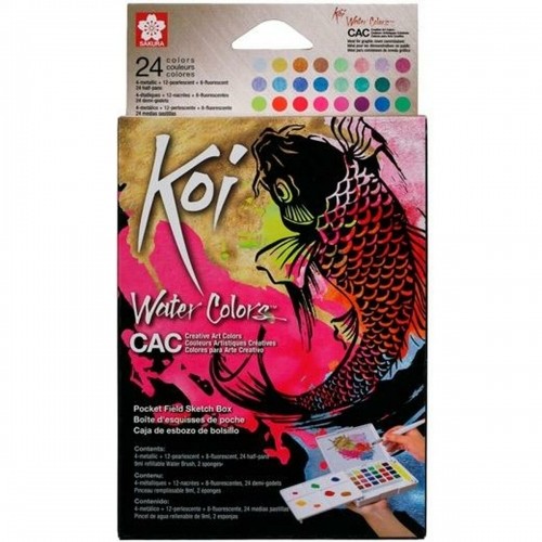 Watercolour paint set Talens Sakura Koi Water Colors Multicolour image 2