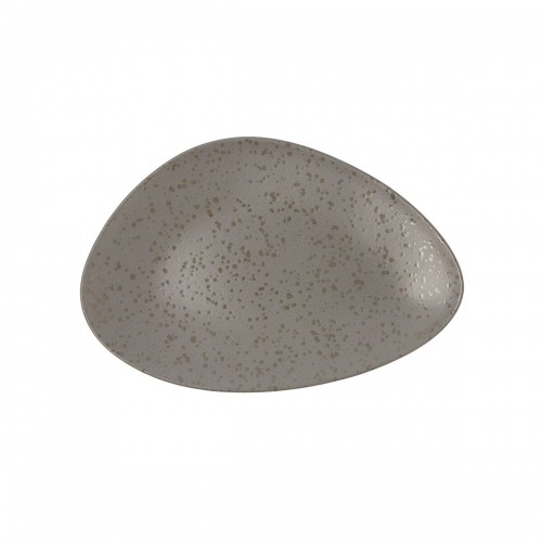 Плоская тарелка Ariane Oxide Треугольный Керамика Серый (Ø 29 cm) (6 штук) image 2