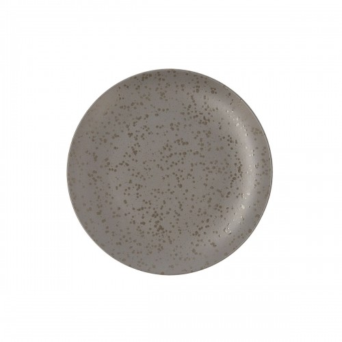 Flat plate Ariane Oxide Ceramic Grey (Ø 24 cm) (6 Units) image 2