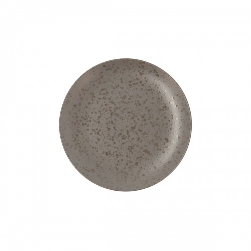 Flat plate Ariane Oxide Ceramic Grey (Ø 21 cm) (12 Units) image 2