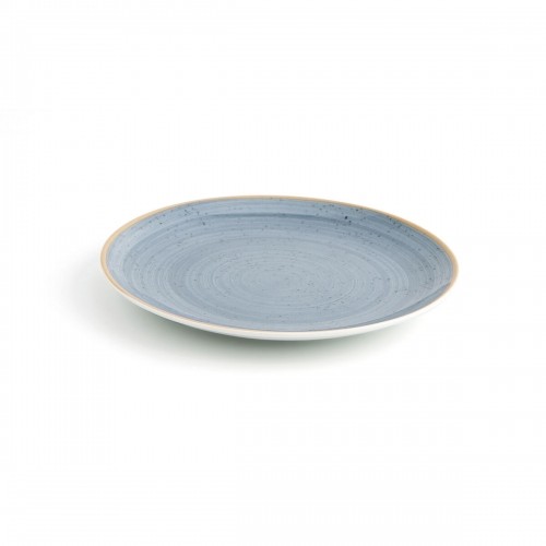 Flat Plate Ariane Terra Blue Ceramic Ø 21 cm (12 Units) image 2