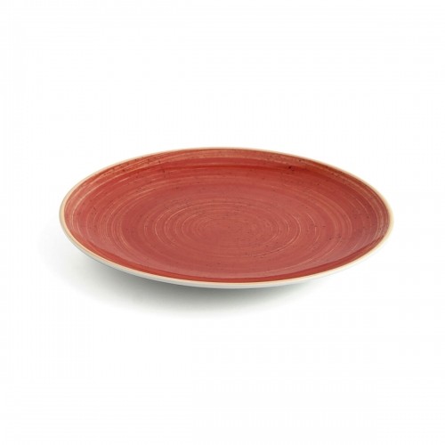 Плоская тарелка Ariane Terra Керамика Красный (24 cm) (6 штук) image 2