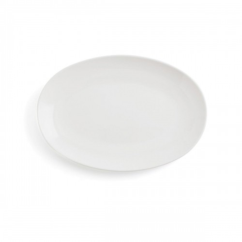 Serving Platter Ariane Vital Coupe Oval Ceramic White (Ø 26 cm) (12 Units) image 2