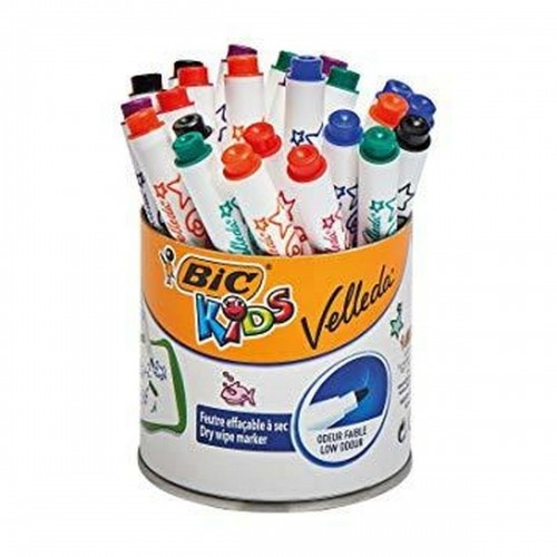 Flomasteru Komplekts Bic Kids Mini Velleda 24 Daudzums Baltā tāfele image 2
