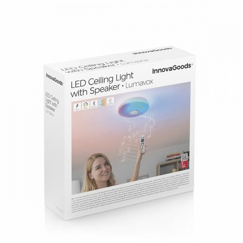 LED Ceiling Light with Speaker Lumavox InnovaGoods image 2