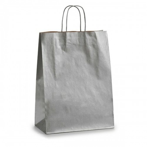 Paper Bag Silver (32 X 12 X 50 cm) (25 Units) image 2