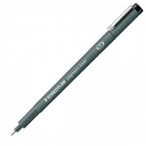 Felt-tip pens Staedtler Pigment Line Black (10 Units) image 2
