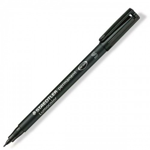 Постоянный маркер Staedtler Lumocolor 313-9 S Чёрный (10 штук) image 2