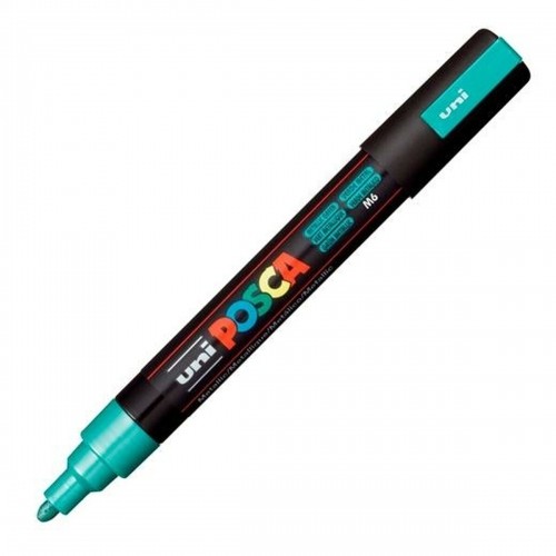Felt-tip pens POSCA PC-5M Green (6 Units) image 2