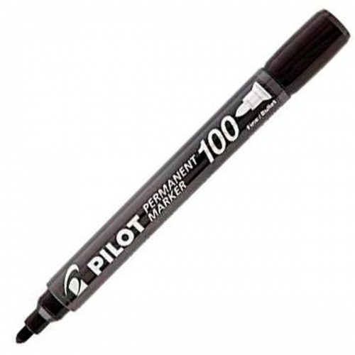 Permanent marker Pilot Sca-100 Black (12 Units) image 2