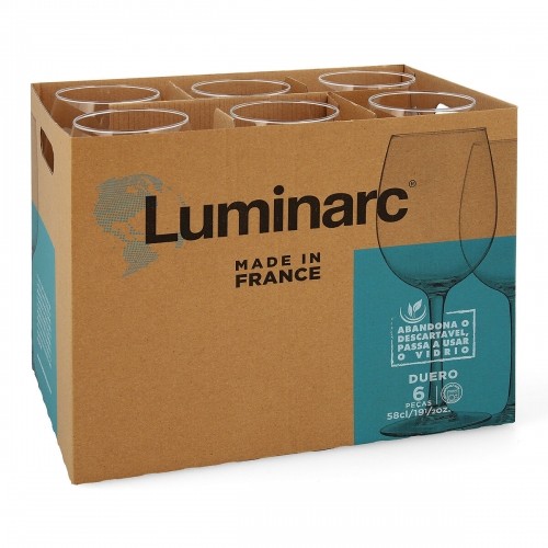Бокал Luminarc Duero Прозрачный Cтекло (580 ml) (6 штук) image 2