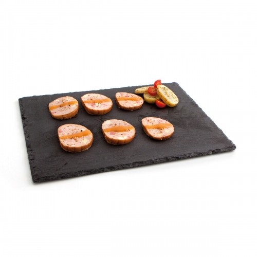 Slate Effect Ceramic Tray Quid Gastro Fresh Black (40 x 30 cm) (12 Units) image 2