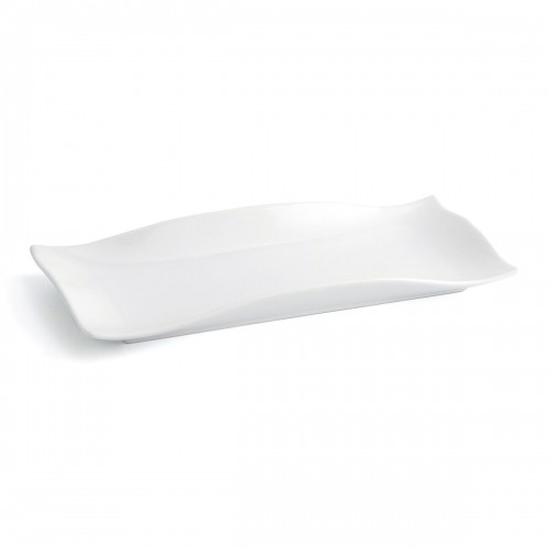 Flat plate Quid Gastro Fun 29,5 x 11 x 3 cm Ceramic White (6 Units) image 2