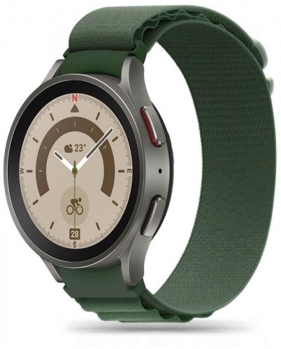 Tech-Protect watch strap Nylon Pro Samsung Galaxy Watch4/5/5 Pro, military green image 2