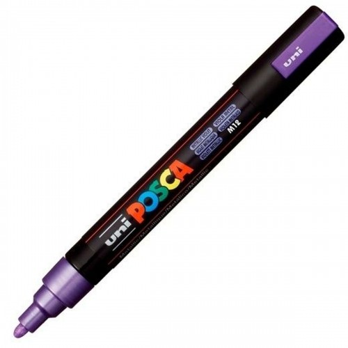 Marker pen/felt-tip pen POSCA PC-5M Violet (6 Units) image 2