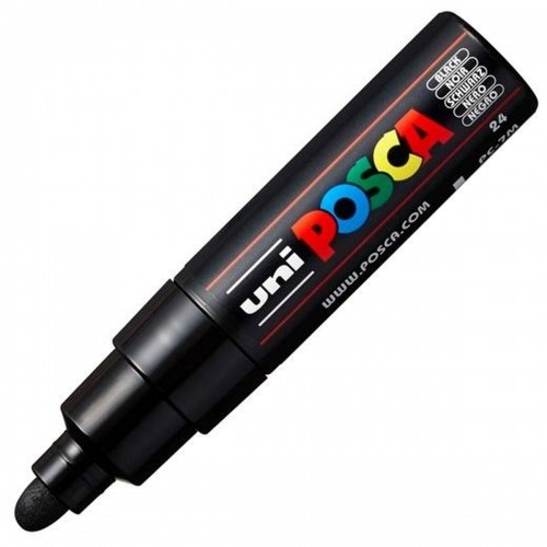 Marķiera Pildspalva POSCA PC-7M Melns (6 gb.) image 2