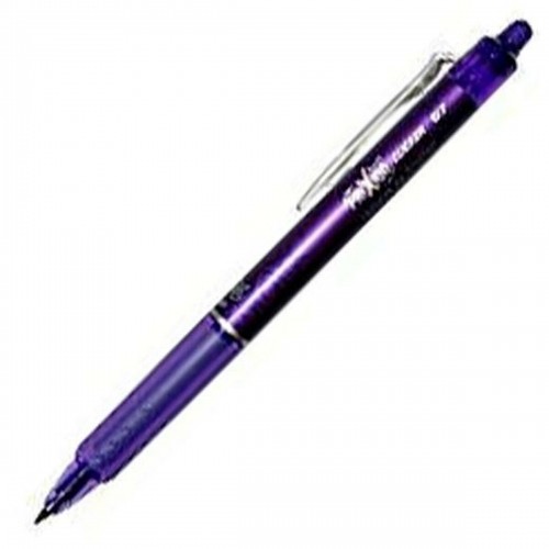 Pen Pilot Frixion Clicker Erasable ink Violet 0,4 mm 12 Units image 2