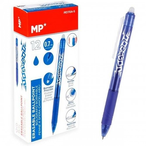 Pildspalva MP Izdzēšama tinte 0,7 mm 12 gb. image 2