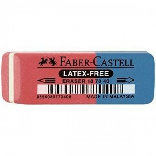 Eraser Faber-Castell Blue Red (40 Units) image 2