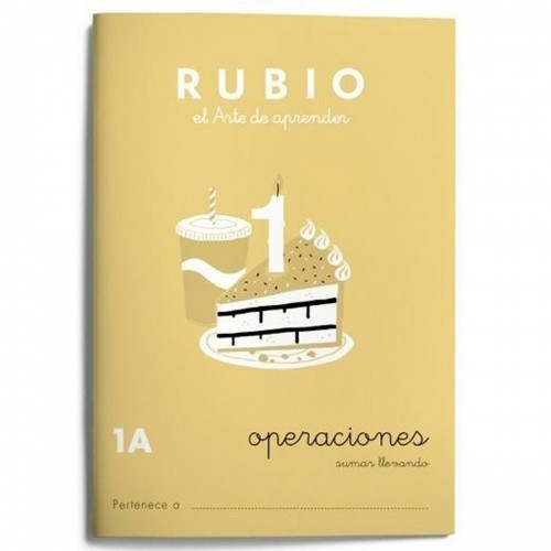 Mathematics notebook Rubio Nº1A Spāņu 20 Loksnes 10 gb. image 2